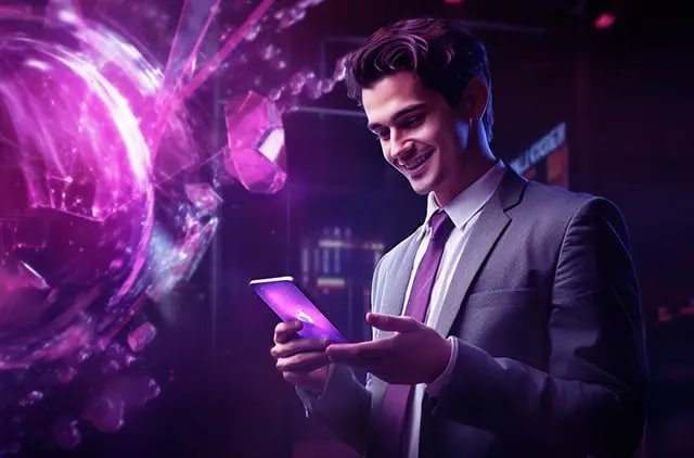Filipino player placing a sports bet on 9piso mobile browser